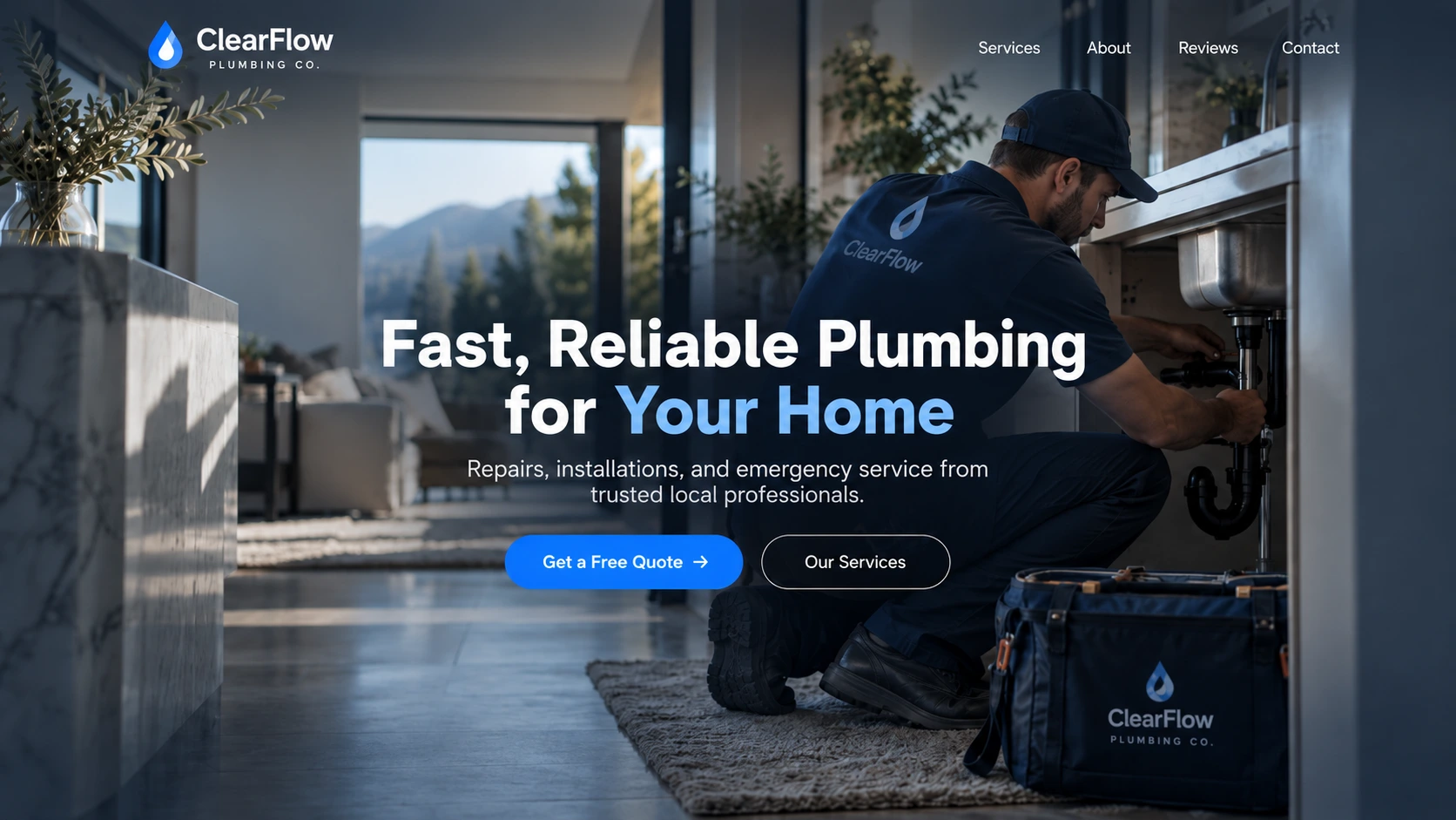 ClearFlow Plumbing Hero